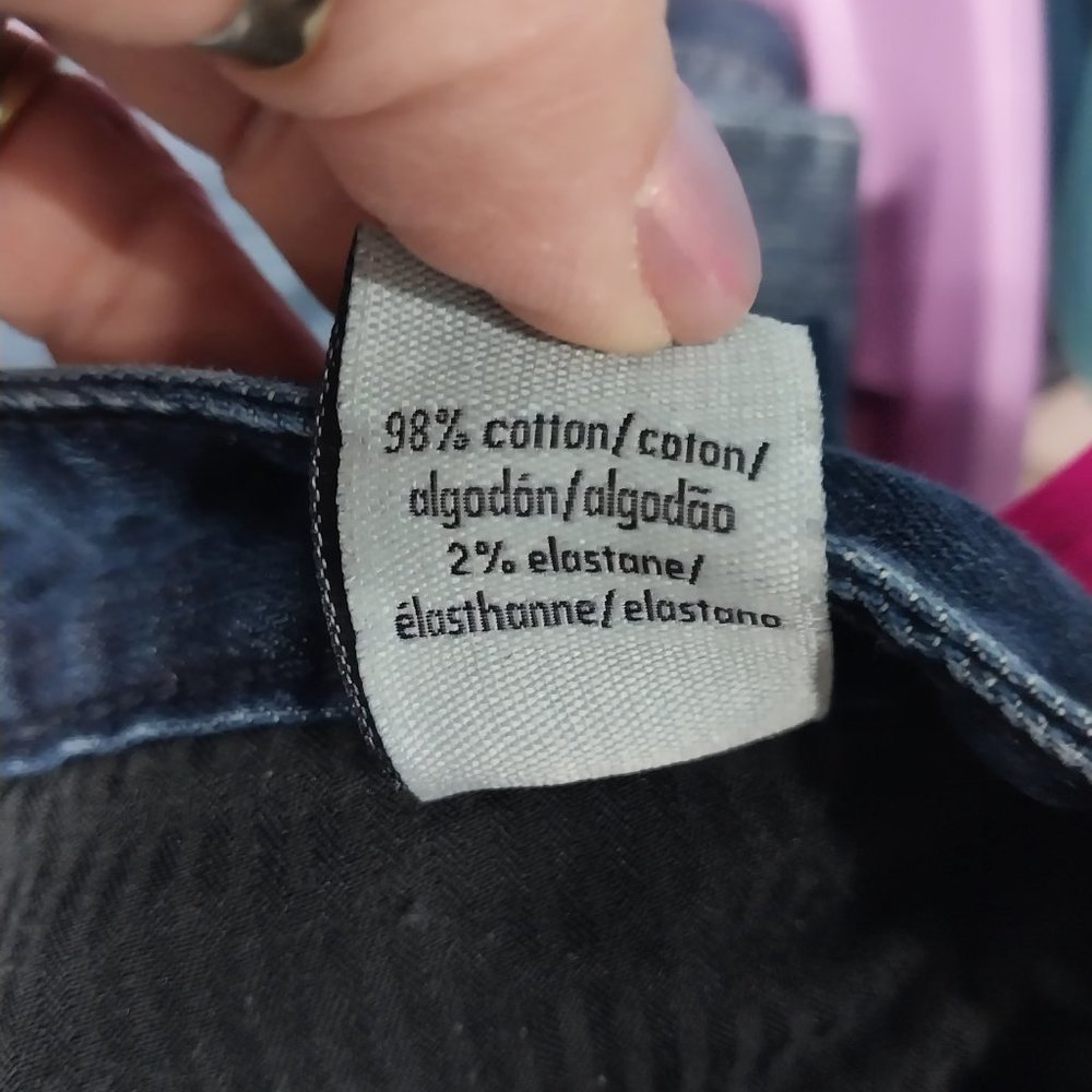 2530 Size 29" Calvin Kline Stretch Upcycled Bell-Bottom - Picture 5 of 5